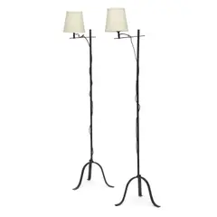 Roy McMakin, Pair of Custom Floor Lamps, , iron