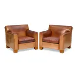 Roy McMakin, Custom Pair of Club Chairs