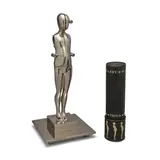 Ernest Trova, Study/Falling Man (Radical Hinge Figure), nickel plated bronze