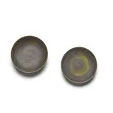 Two Shallow Bowls by Gertrud and Otto Natzler, glazed earthenware, each signed 'NATZLER' on underside, one with numbered label 'H622' and the other with numbered label, offered Oct 2022