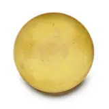 Shallow Yellow Bowl by Gertrud and Otto Natzler, glazed earthenware, sold Oct 2022