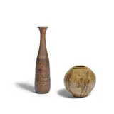 Paul Soldner, Two Vases