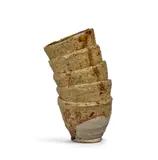 Seiji Kunishima, Nesting Cups, partially glazed stoneware, artist's chop mark along lower edge