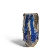 Large Vessel by John Mason, glazed stoneware, signed 'MASON' on underside, sold Oct 2022