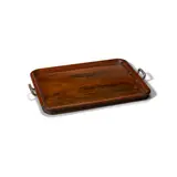 Josef Carl Klinkosch, Tray, silver-mounted rosewood