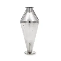 Rare Cocktail Shaker by Maison Desny, silver-plated brass, stamped 'DESNY PARIS MADE IN FRANCE DEPOSE' with hallmark on underside, sold Jul 2022