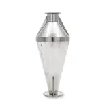 Maison Desny, Rare Cocktail Shaker, silver-plated brass, stamped 'DESNY PARIS MADE IN FRANCE DEPOSE' with hallmark on underside