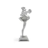 Ernest Trova, Study/Falling Man (Radical Hinge Figure #2), polished stainless steel, stamped and dated 'E