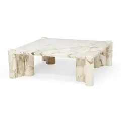 Gae Aulenti, Jumbo Coffee Table, for Knoll, marble