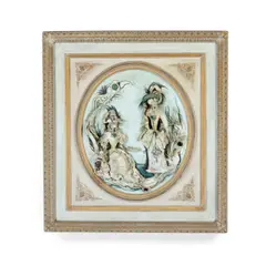Pair of Bas Relief Plaques by Tony Duquette, sold Jul 2022