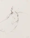 Untitled (Child in Profile) by Rafael Coronel, sold Jul 2022