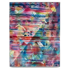 Joe Reihsen, Text/call/24/6, acrylic on panel, aluminum frame