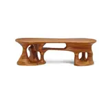 Robert 'Jocko' Johnson, Bench, walnut, inscribed 'Jocko'