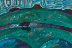 Frank Romero, Green Hudson