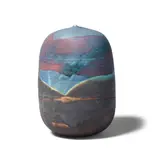Ocean Edge (Closed Form) by Toshiko Takaezu, circa 1994, sold Jul 2022