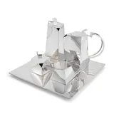 Marco Zanuso Jr., Four Piece Coffee and Tea Service with Tray, 1985