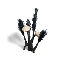 Junko Mori, Horsetail (Botany Series), wax-coated mild steel, patinated silicon bronze and fine silver 999