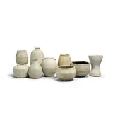 Warren Mackenzie, Group of Nine White and Grey Vessels