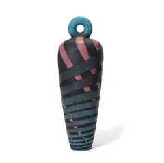 Stephen Rolfe Powell, Lidded Vessel, glazed ceramic, inscribed 'Stephen Powell 1988' on underside