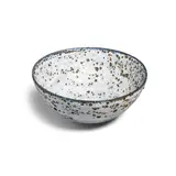Large Footed Bowl by Gertrud and Otto Natzler, volcanic glazed earthenware, signed in glaze 'NATZLER' with numbered sticker 'J658' on underside, sold Jul 2022