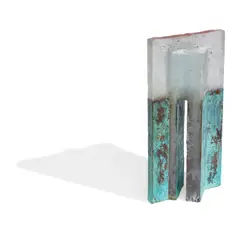 Cast Form XXXX1V by Howard Ben Tré, cast glass, copper, sold Jul 2022