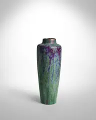 Pierre-Adrien Dalpayrat, Monumental Vase, glazed stoneware, incised 'Dalpayrat', impressed 'MADE IN FRANCE 500'