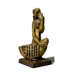 L'Attente by Joseph Csaky, 1946, patinated bronze, offered Jun 2022