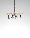 Poul Henningsen, Anchor Four-Armed Ceiling Lamp, 3/2 Type Shades