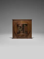John Prip, Untitled (Relief Panel), hand-formed brass