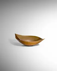 John Prip, Untitled (Sculptural Bowl), hand-formed brass