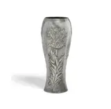 Gilbert Leigh Marks, Vase, pewter, signed 'Gilbert Marks' and dated