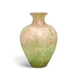 Frederick Carder, Boothbay Vase, for Steuben, acid-etched glass, with acid-etched Steuben mark