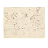 La répétition de l'Après-midi and Famille Rufus (Double-Sided Work) by Jean Cocteau, offered Mar 2022