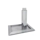 Norman Bel Geddes, Manhattan Cocktail Shaker and Tray