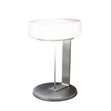 Christophe Pillet, Caisse Claire Lamp, for Ecart, brushed steel, frosted glass