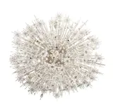 J. & L. Lobmeyr, Monumental Sputnik Chandelier, in the manner of the Metropolitan Opera House fixtures, chromed and enameled steel, Swarovski crystal