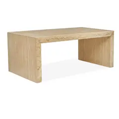 Michael Taylor, Custom Console Desk with Drawer, travertine