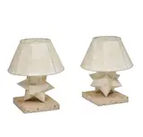 Michael Taylor, Pair of Custom "Star" Lamps