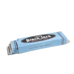 Karen Shapiro, Adams Black Jack Chewing Gum, painted ceramic, incised 'K' on underside