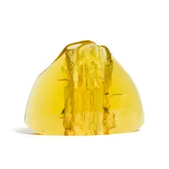 Jan Fišar, Erosion, slumped glass block with imprint, etched 'Jan Fisar' and dated