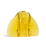 Jan Fišar, Erosion, slumped glass block with imprint, etched 'Jan Fisar' and dated