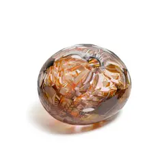 David J. Schwarz, Z.A.O.F 5.16.95 (Vessel), acid-etched and hand-cut blown glass, incised 'David Schwarz 5