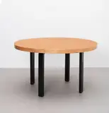 Dining table, model no. 91, designed 1935 by Alvar Aalto, Birch-veneered plywood, painted birch, offered Oct 2022