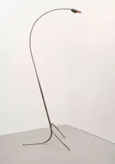 Early and rare 'Cobra' standard lamp, late 1980s by Tom Dixon, Steel, sold Oct 2022