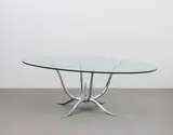 Mark Brazier-Jones, 'Anemone' dining table, 1998, Cast and polished aluminium, glass