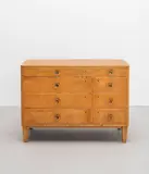 Axel Larsson, Untitled, Satin birch, satin birch-veneered wood, brass