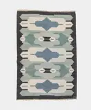 Ingegerd Silow, Rug, mid-20th century, Handwoven wool on a flax warp
