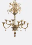Napoleone Martinuzzi, Twelve-armed chandelier, model no. 2001