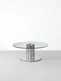 Ringo Starr and Robin Cruikshank, Untitled, Brushed steel, chromium-plated steel, glass