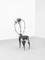 Jon Mills, Unique 'Little' chair, 1987, Forged and welded steel